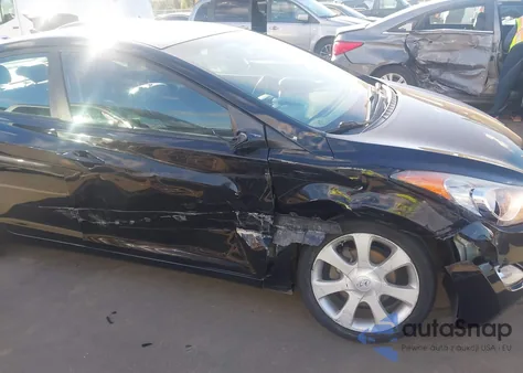 2012 Hyundai Elantra Limited (Ulsan Plant) z USA, uszkodzony, nr VIN KMHDH4AE6CU227181